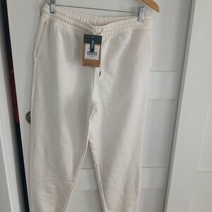 North face womens off white sweat pants